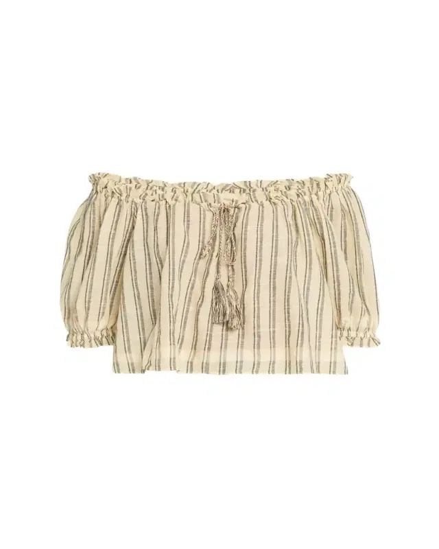 Paros Stripe Coverup Top
