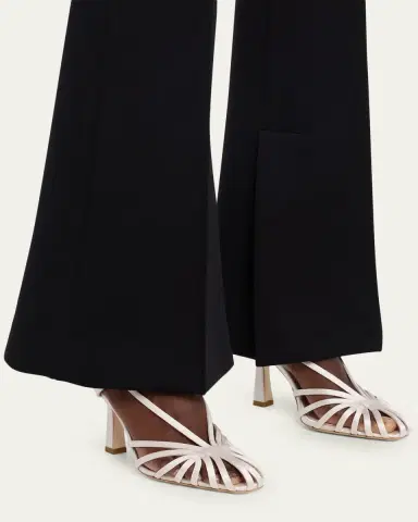 Loeffler Randall 70mm Alexandra Lattice Satin Pumps | Thumbnail 2
