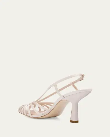Loeffler Randall 70mm Alexandra Lattice Satin Pumps | Thumbnail 4