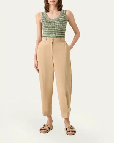 Akris punto Scoop-Neck Space Dye Merino Wool Rib Tank Top | Thumbnail 2 Akris punto Scoop-Neck Space Dye Merino Wool Rib Tank Top | Thumbnail 2