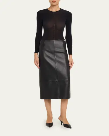 Wolford Crystal String Buenos Aires Long-Sleeve Bodysuit | Thumbnail 2