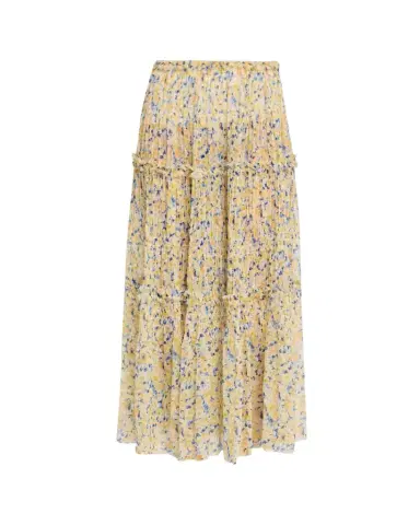 Ulla Johnson Virginie Floral Silk Chiffon Midi Skirt | Thumbnail 1 Ulla Johnson Virginie Floral Silk Chiffon Midi Skirt | Thumbnail 1