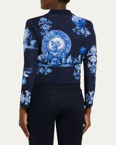 L'Agence Western Toile Osiris Jacquard Cardigan | Thumbnail 7 L'Agence Western Toile Osiris Jacquard Cardigan | Thumbnail 7