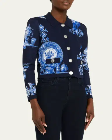 L'Agence Western Toile Osiris Jacquard Cardigan | Thumbnail 8 L'Agence Western Toile Osiris Jacquard Cardigan | Thumbnail 8