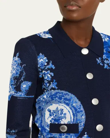 L'Agence Western Toile Osiris Jacquard Cardigan | Thumbnail 9 L'Agence Western Toile Osiris Jacquard Cardigan | Thumbnail 9