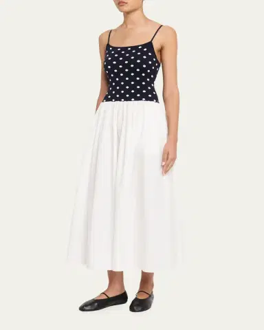 Toccin Orielle Drop-Waist Midi Dress | Thumbnail 4 Toccin Orielle Drop-Waist Midi Dress | Thumbnail 4