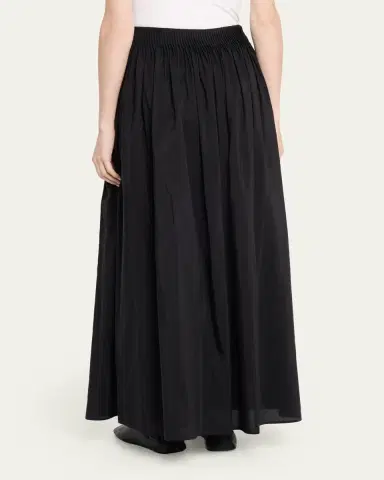 Loulou de Saison Naya A-Line Gathered Skirt | Thumbnail 3