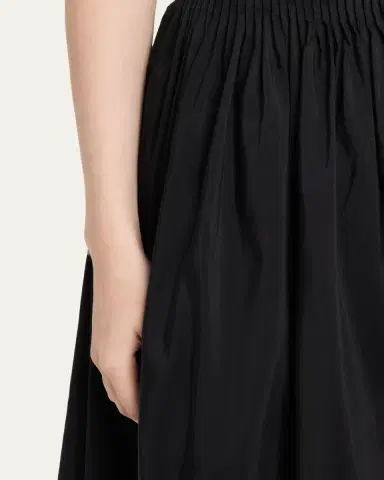 Loulou de Saison Naya A-Line Gathered Skirt | Thumbnail 5