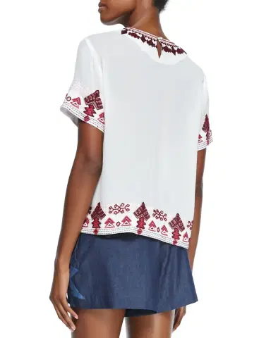 Veronica Beard Sira Floral Chiffon Skirt | Thumbnail 6 Veronica Beard Sira Floral Chiffon Skirt | Thumbnail 6