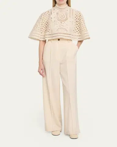 Zimmermann Indra Embroidered Cape | Thumbnail 2