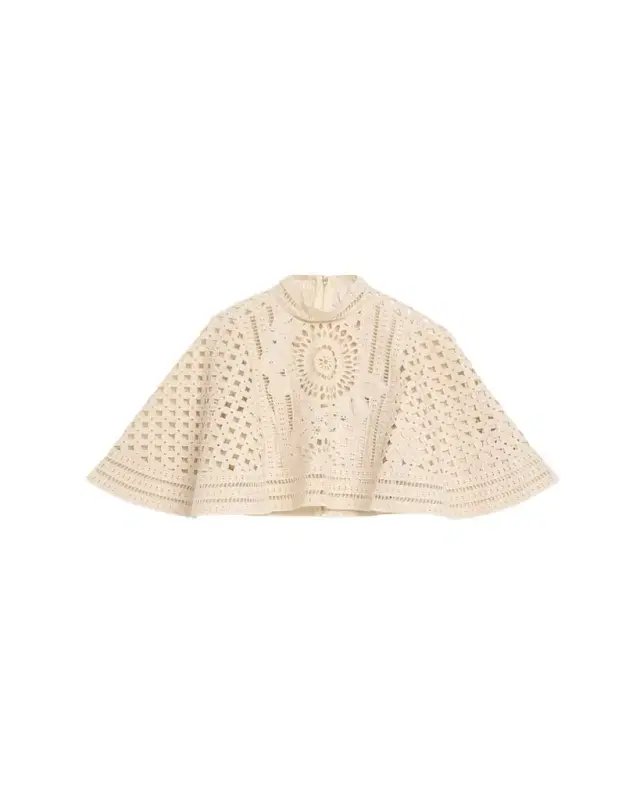 Zimmermann Indra Embroidered Cape