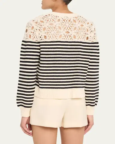 Frame The Coastal Stripe Cardigan | Thumbnail 3