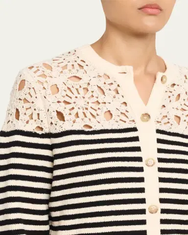 Frame The Coastal Stripe Cardigan | Thumbnail 5