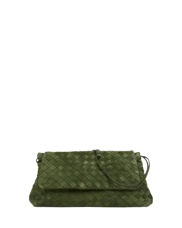 Bottega Veneta Giorno Suede Drawstring Shoulder Bag