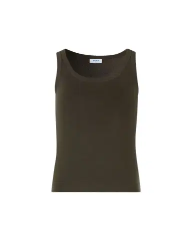 Akris punto Cotton Rib Scoop-Neck Tank Top | Thumbnail 1 Akris punto Cotton Rib Scoop-Neck Tank Top | Thumbnail 1