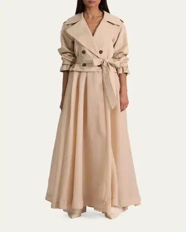 Alice + Olivia Nevada Double-Breasted Trench Coat | Thumbnail 2