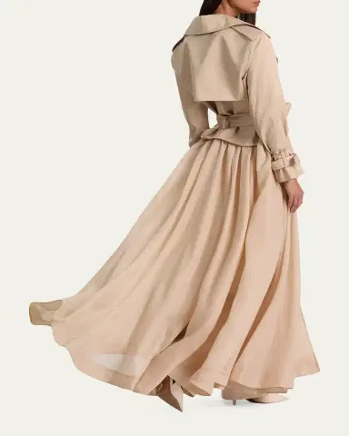 Alice + Olivia Nevada Double-Breasted Trench Coat | Thumbnail 3
