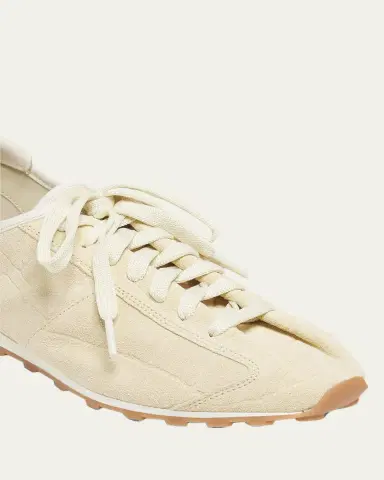 Jacquemus Les Tennis Croc-Embossed Suede Sneakers | Thumbnail 5