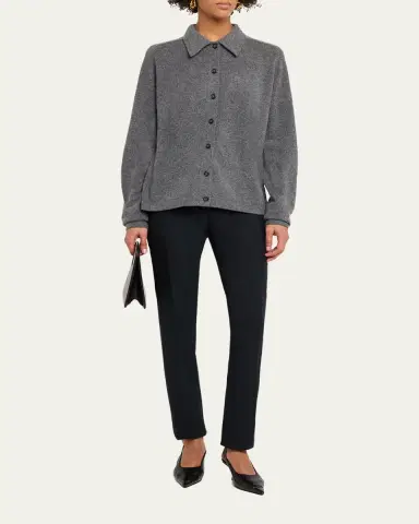 TOTEME Raglan-Sleeve Cashmere Cardigan | Thumbnail 2 TOTEME Raglan-Sleeve Cashmere Cardigan | Thumbnail 2