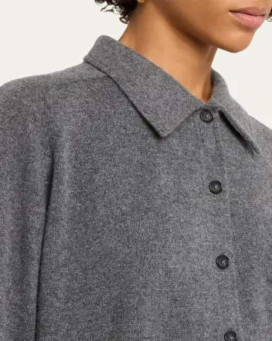TOTEME Raglan-Sleeve Cashmere Cardigan | Thumbnail 5 TOTEME Raglan-Sleeve Cashmere Cardigan | Thumbnail 5