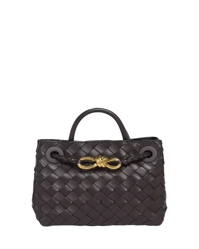 Andiamo Mini Leather Top-Handle Bag