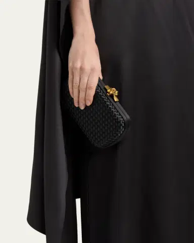 Bottega Veneta Intrecciato Knot Clutch Bag | Thumbnail 2