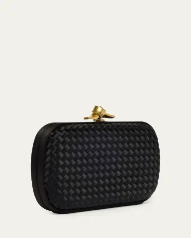 Bottega Veneta Intrecciato Knot Clutch Bag | Thumbnail 3