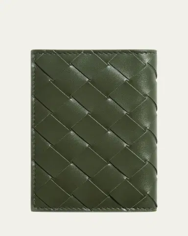 Bottega Veneta Men's Intrecciato Leather Flap Card Case | Thumbnail 3 Bottega Veneta Men's Intrecciato Leather Flap Card Case | Thumbnail 3