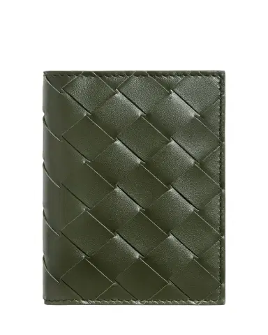 Bottega Veneta Men's Intrecciato Leather Flap Card Case | Thumbnail 1 Bottega Veneta Men's Intrecciato Leather Flap Card Case | Thumbnail 1