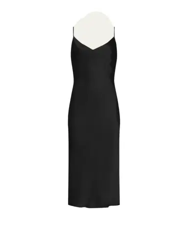 L'Agence Seridie Mid-Length Silk Slip Dress | Thumbnail 1
