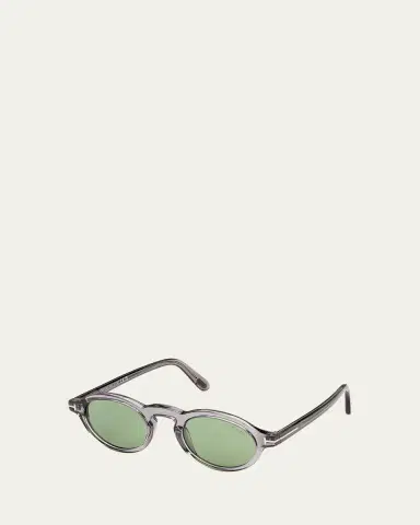 Tom Ford Men's Aristotele-02 Acetate Round Sunglasses | Thumbnail 2 Tom Ford Men's Aristotele-02 Acetate Round Sunglasses | Thumbnail 2