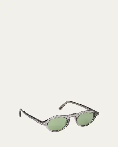 Tom Ford Men's Aristotele-02 Acetate Round Sunglasses | Thumbnail 5 Tom Ford Men's Aristotele-02 Acetate Round Sunglasses | Thumbnail 5