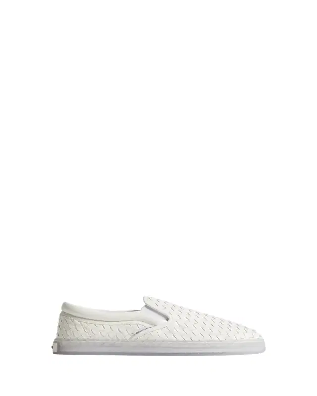 Bottega Veneta Men's Serena Intrecciato Leather Slip-On Sneakers