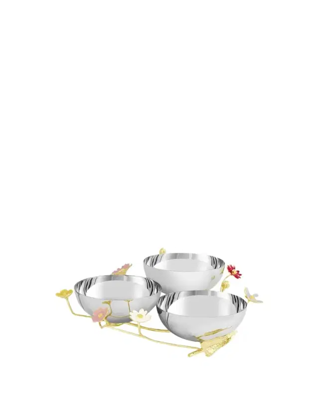 Michael Aram Wildflower Triple Dish