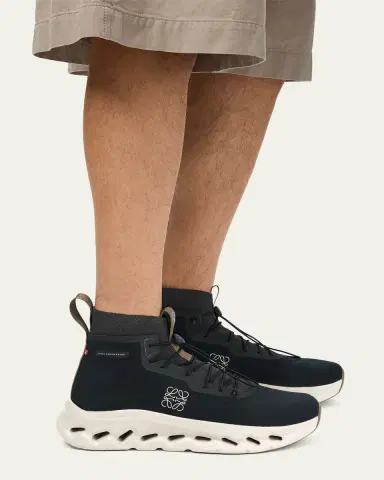 Loewe x On Men's Cloudtilt Hi Stretch-Knit Sneakers | Thumbnail 2
