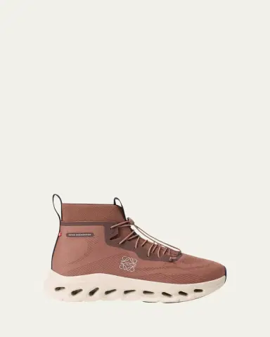 Loewe x On Men's Cloudtilt Hi Stretch-Knit Sneakers | Thumbnail 9