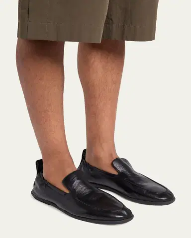 Bottega Veneta Men's Dawson Flexible Napa Leather Loafers | Thumbnail 2 Bottega Veneta Men's Dawson Flexible Napa Leather Loafers | Thumbnail 2