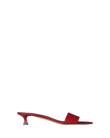 THE ROW 40mm Combo Leather Slide Sandals | Thumbnail 1 THE ROW 40mm Combo Leather Slide Sandals | Thumbnail 1
