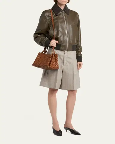 Bottega Veneta Parachute Medium Nappa Leather Shoulder Bag | Thumbnail 8 Bottega Veneta Parachute Medium Nappa Leather Shoulder Bag | Thumbnail 8
