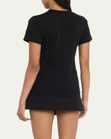 CDG Play Heart Logo Short-Sleeve Cotton T-Shirt | Thumbnail 3