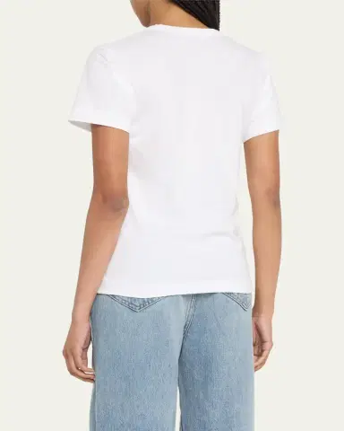 CDG Play Heart Logo Short-Sleeve Cotton T-Shirt | Thumbnail 7