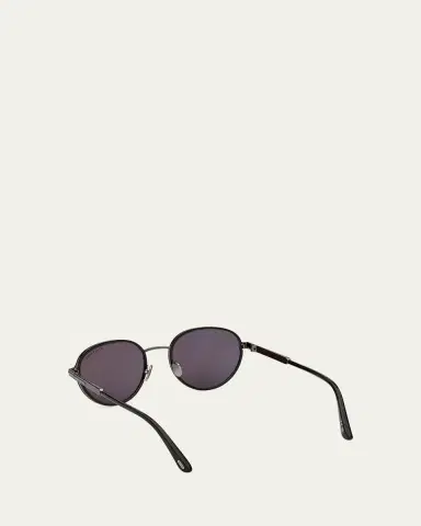 Tom Ford Men's Jet-02 Metal Round Sunglasses | Thumbnail 3 Tom Ford Men's Jet-02 Metal Round Sunglasses | Thumbnail 3