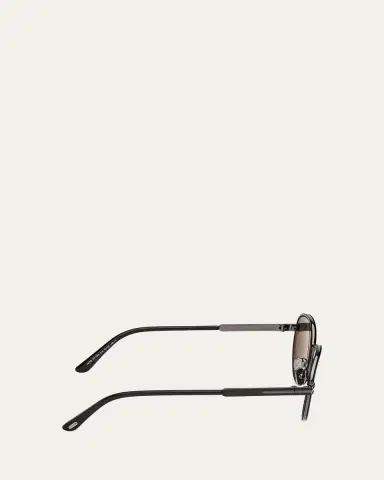 Tom Ford Men's Jet-02 Metal Round Sunglasses | Thumbnail 4 Tom Ford Men's Jet-02 Metal Round Sunglasses | Thumbnail 4