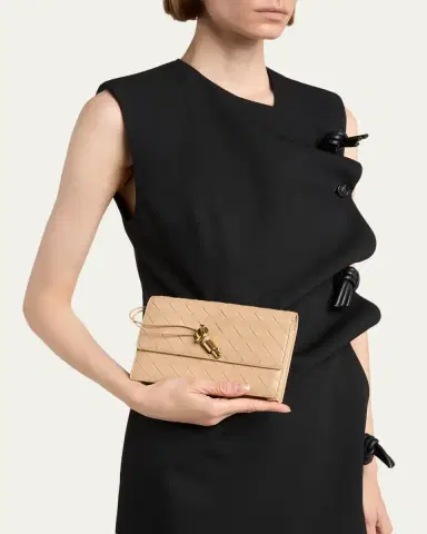 Bottega Veneta Andiamo Leather Chain Pouch Bag | Thumbnail 2 Bottega Veneta Andiamo Leather Chain Pouch Bag | Thumbnail 2