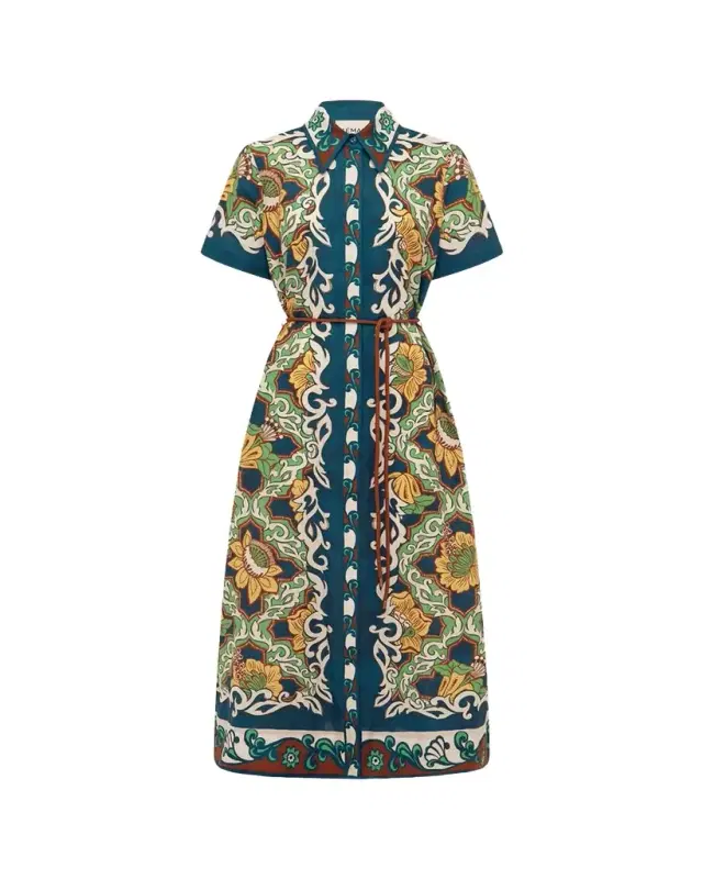 ALÉMAIS Liana Midi Shirtdress