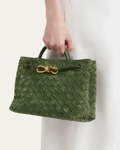 Bottega Veneta Andiamo Suede Top-Handle Bag | Thumbnail 11