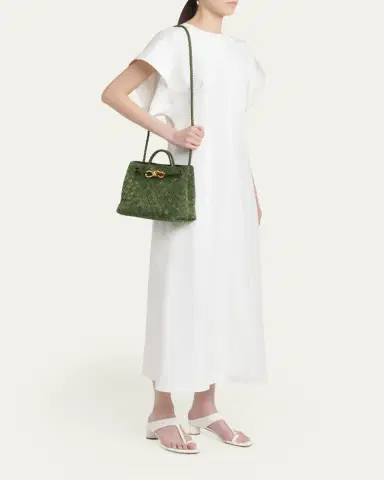 Bottega Veneta Andiamo Suede Top-Handle Bag | Thumbnail 12