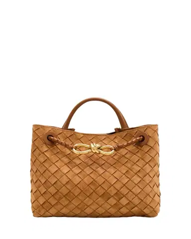 Bottega Veneta Andiamo Suede Top-Handle Bag | Thumbnail 1