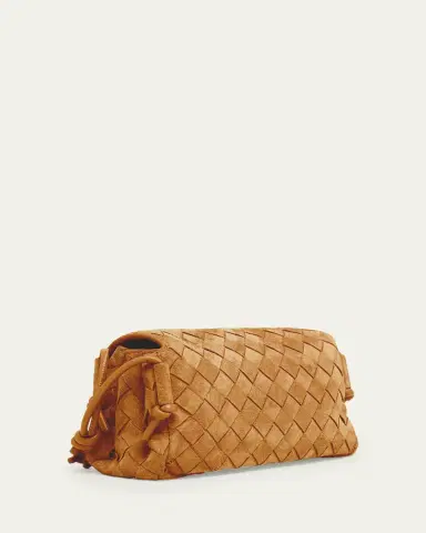 Bottega Veneta Smooth Suede Crossbody Bag | Thumbnail 12