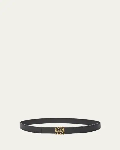 Loewe Anagram Reversible Grained Leather Belt | Thumbnail 2